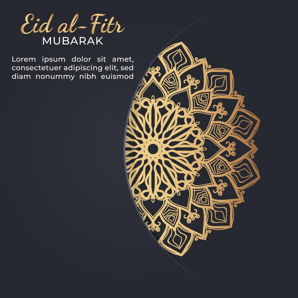 eid mubarak feestelijke illustratie. vector