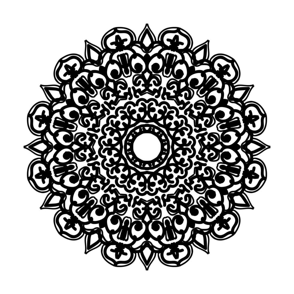 handgetekende mandala. decoratie in etnische oosterse doodle sieraad. vector