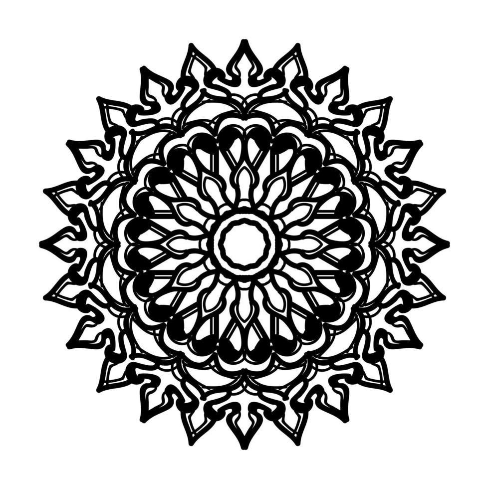 handgetekende mandala. decoratie in etnische oosterse doodle sieraad. vector