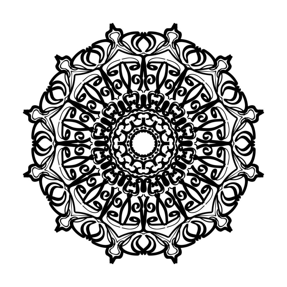 handgetekende mandala. decoratie in etnische oosterse doodle sieraad. vector