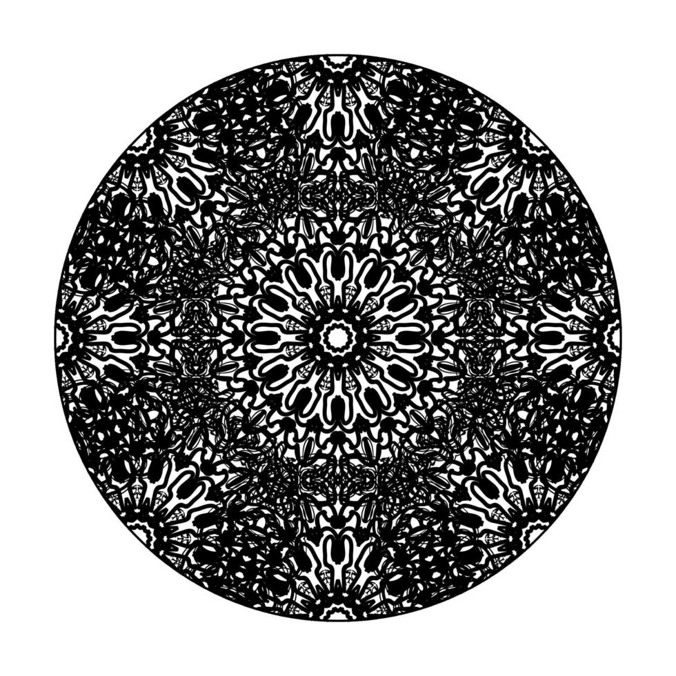 vector ronde abstracte cirkel. mandala-stijl.