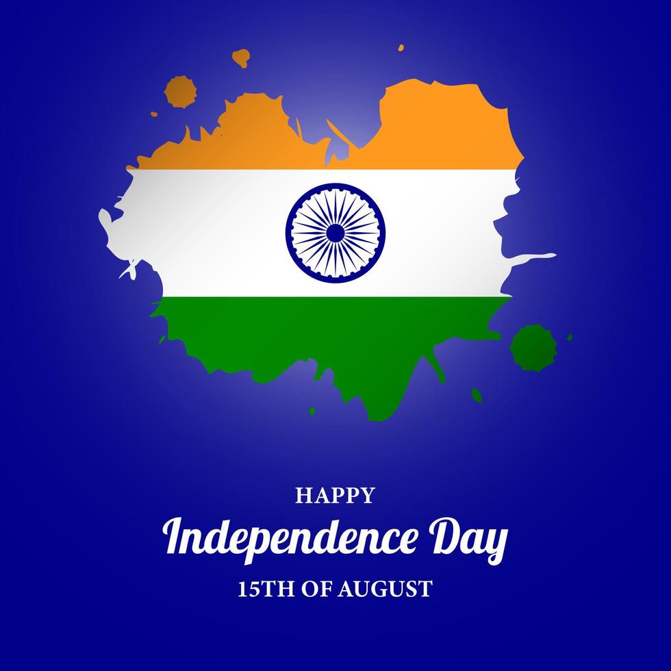 india onafhankelijkheidsdag achtergrond. vector