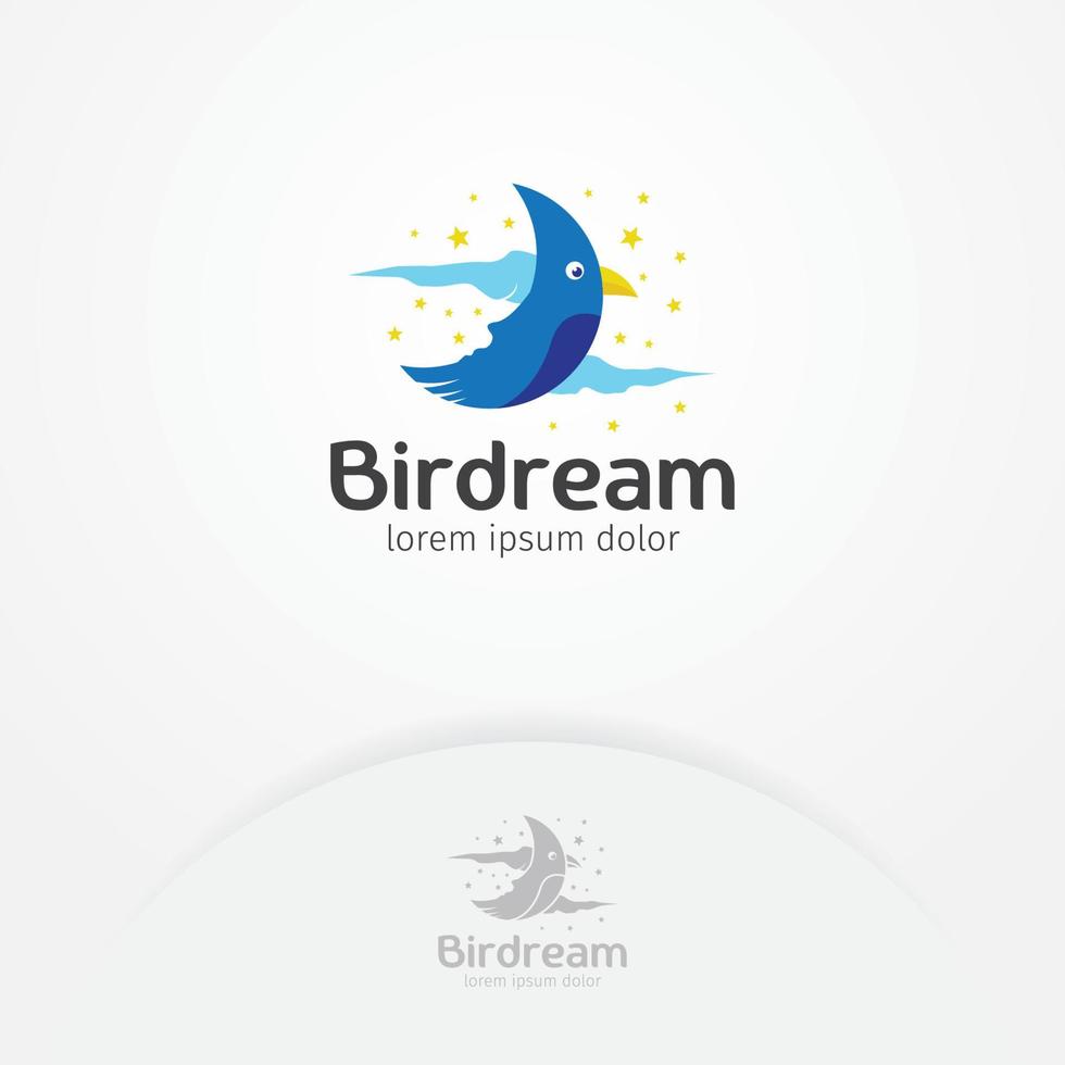 droom logo ontwerp vector
