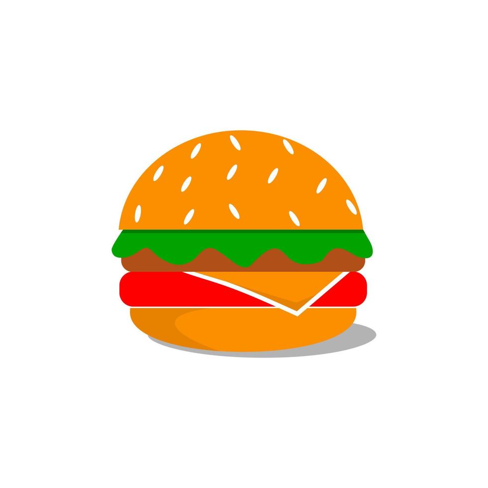 hamburger pictogram vector geïsoleerd op een witte achtergrond,