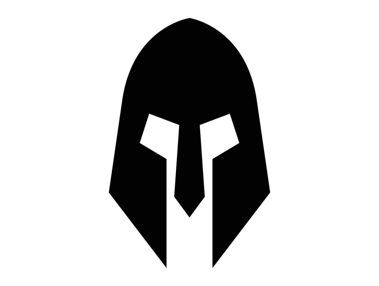 gladiator Romeins masker symbool logo vector