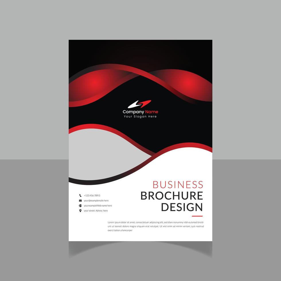 zakelijke brochure boekomslag ontwerp vector