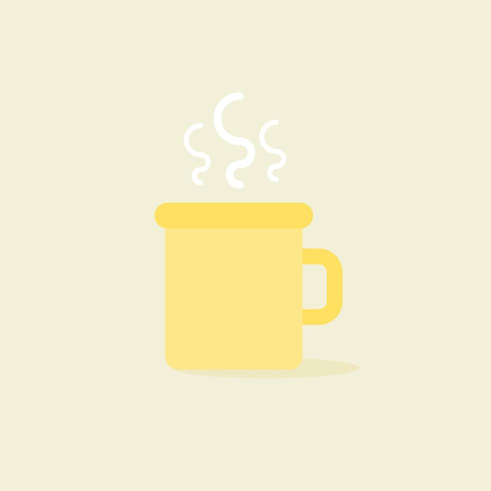 cup kawaii emoji met wangen en ogen. gekleurde mooie doodle kopjes karakter in platte ontwerpen met schattige cartoon gezichten. warme koffie en thee. vectorillustratie. vector