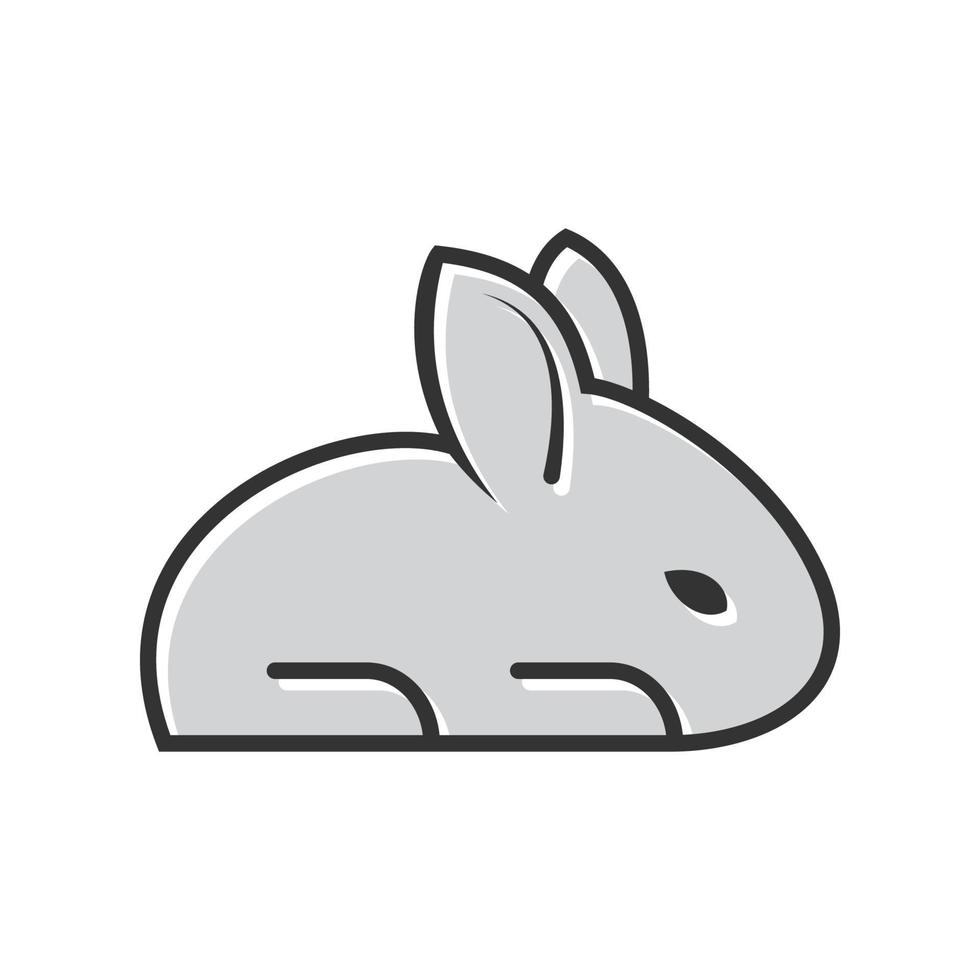 konijn dier pictogram ontwerp vector