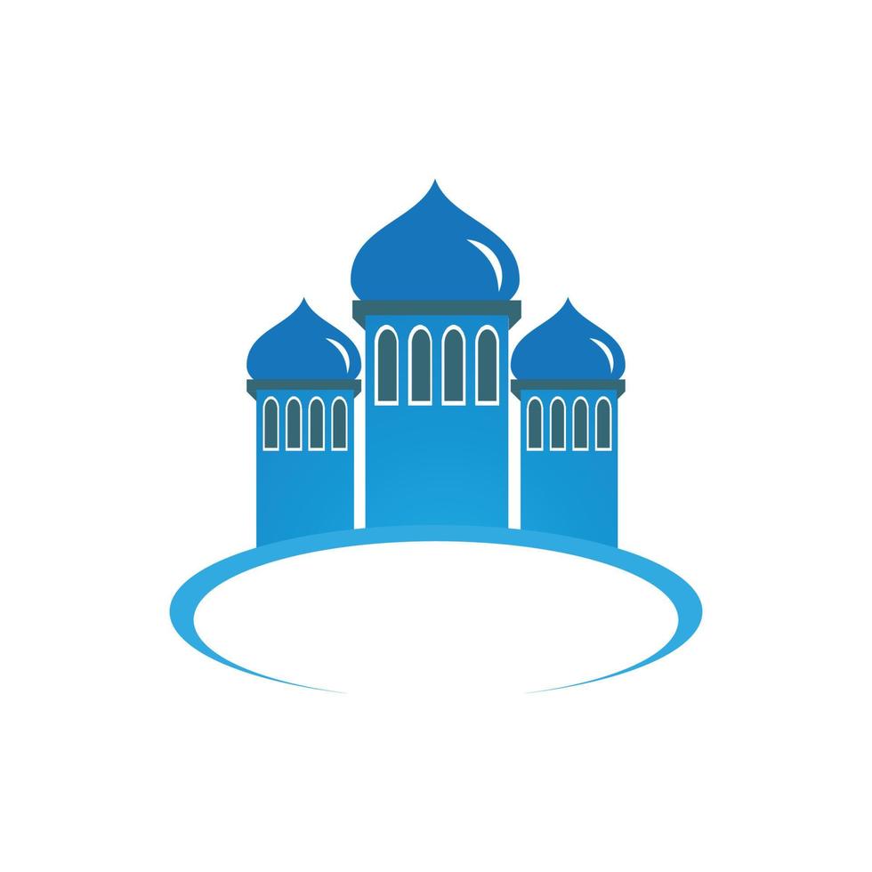 ramadan kareem-moskee vector