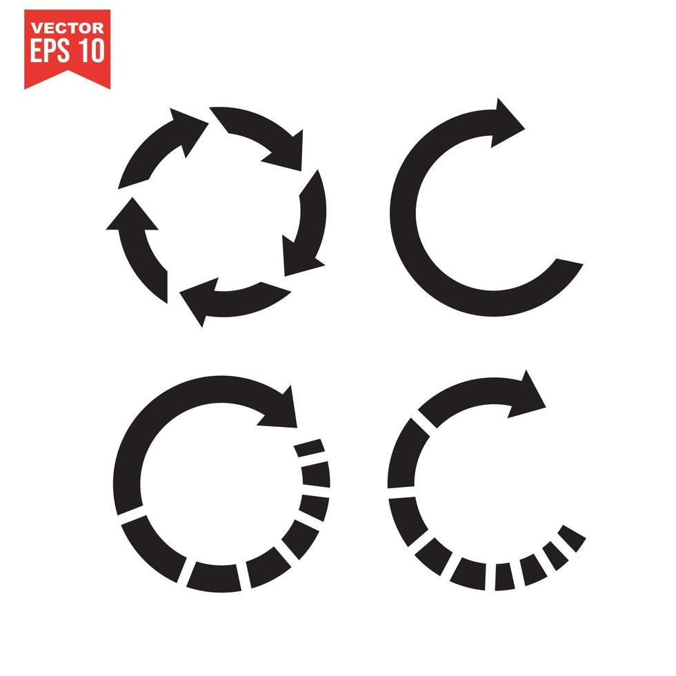 recycle pictogram, recycle pictogram vector, in trendy vlakke stijl geïsoleerd op een witte achtergrond. recycle pictogramafbeelding, recycle pictogramillustratie vector