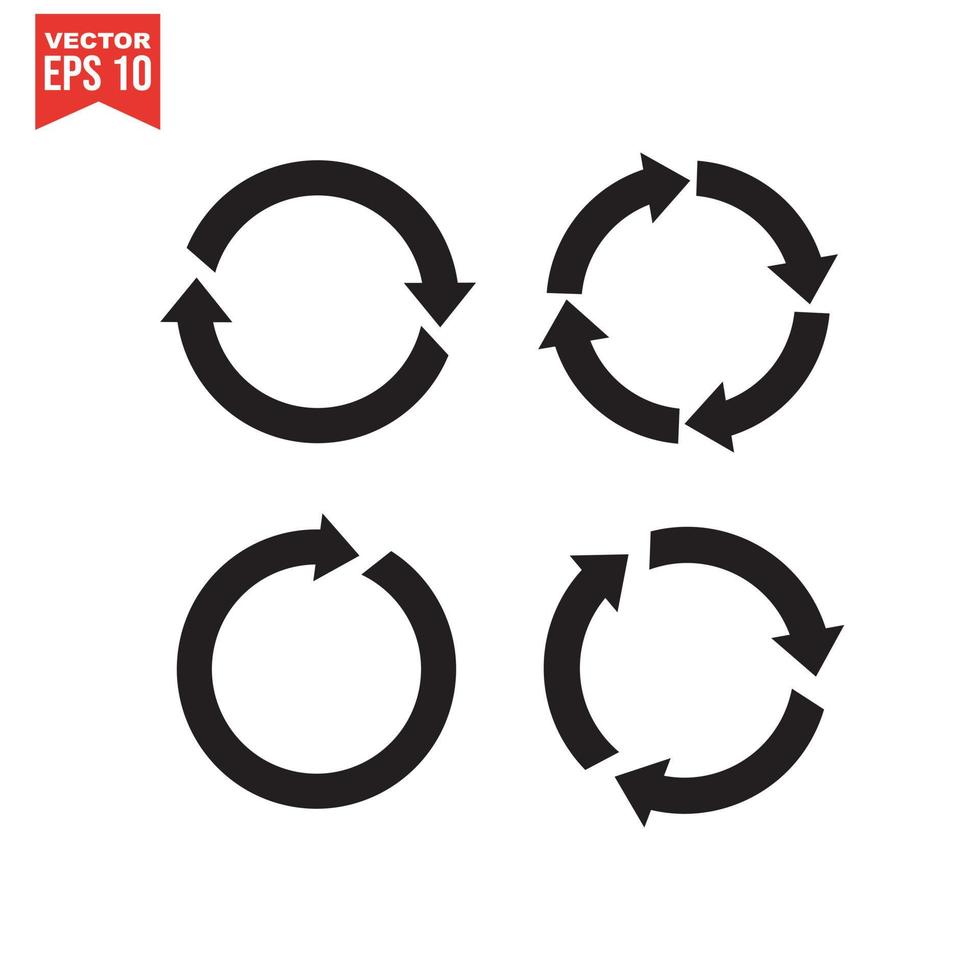 recycle pictogram, recycle pictogram vector, in trendy vlakke stijl geïsoleerd op een witte achtergrond. recycle pictogramafbeelding, recycle pictogramillustratie vector