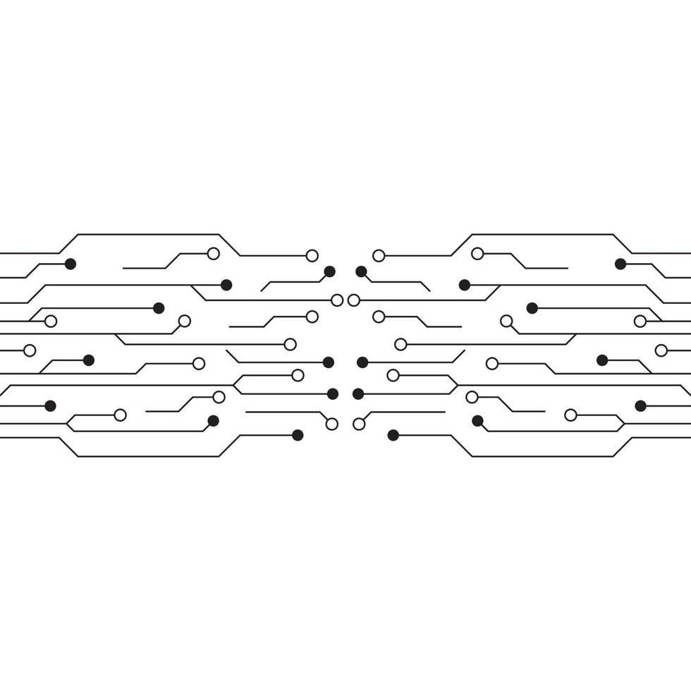 circuit illustratie ontwerp vector symbool logo