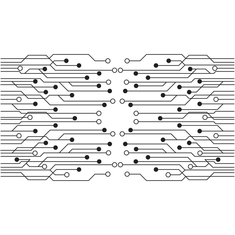 abstracte toekomstige digitale wetenschapstechnologie vector