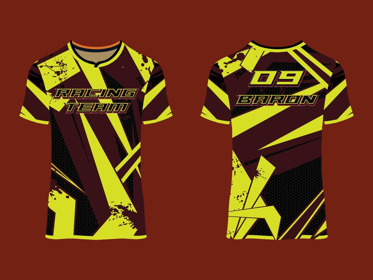 draag sportontwerp, racetrui voor clubuniform vector