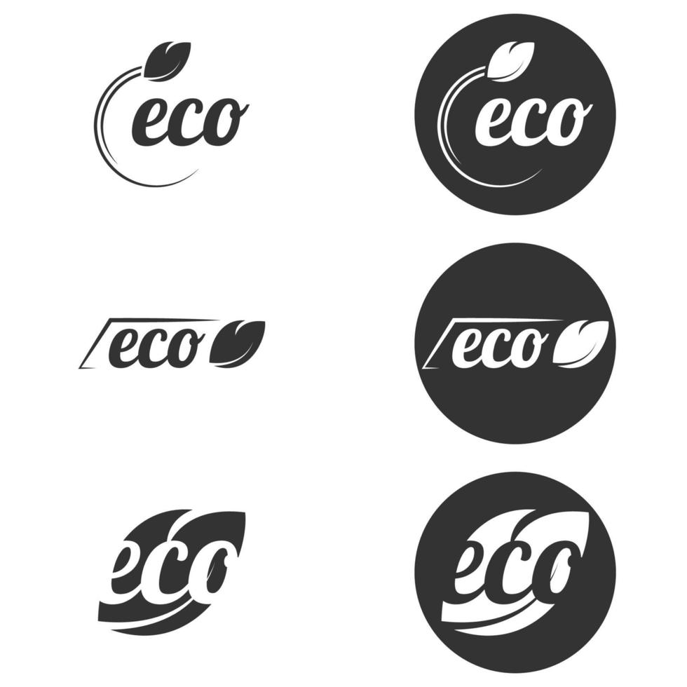 vectorillustratie op het thema eco vector