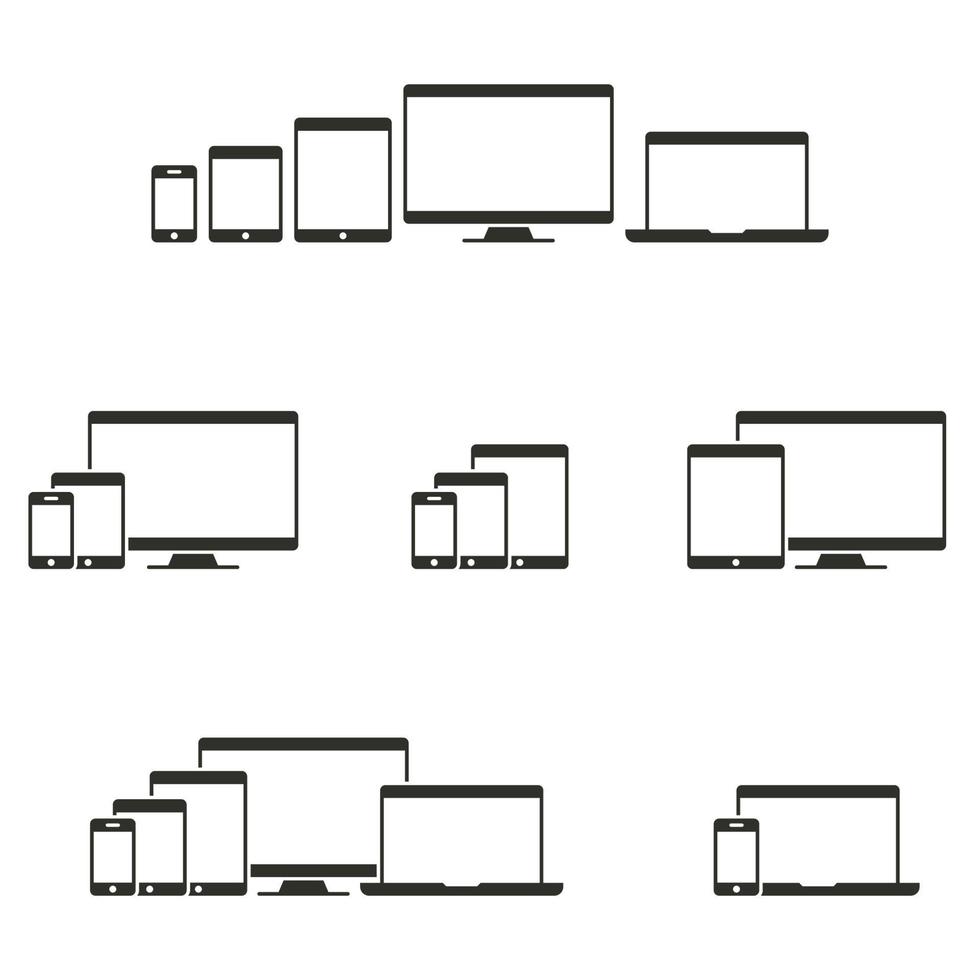 vectorillustratie op het thema technologie digitaal apparaat vector