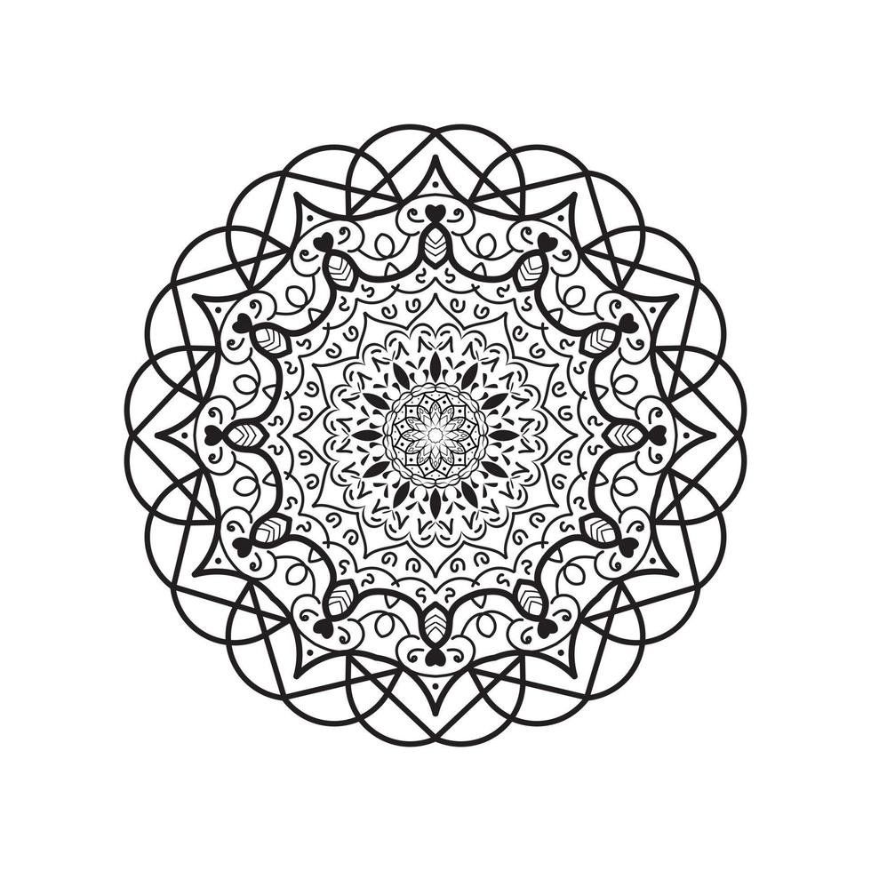 mandala vintage decoratieve elementen. oosters patroon, vectorillustratie vector