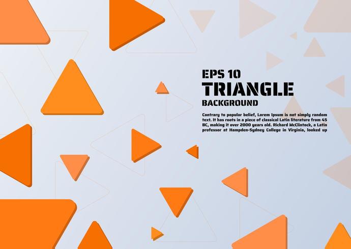 Driehoeks abstracte achtergrond vector