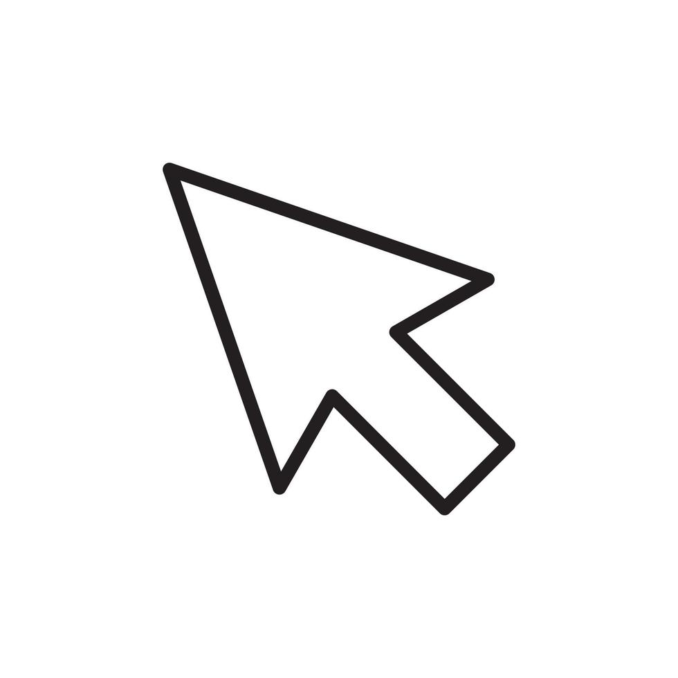 cursor pictogram teken symbool logo vector
