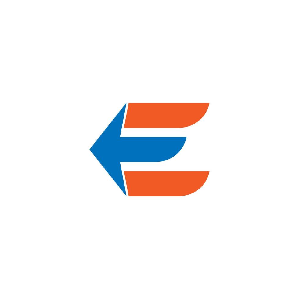 letter e logo pictogram ontwerp vectorillustratie vector