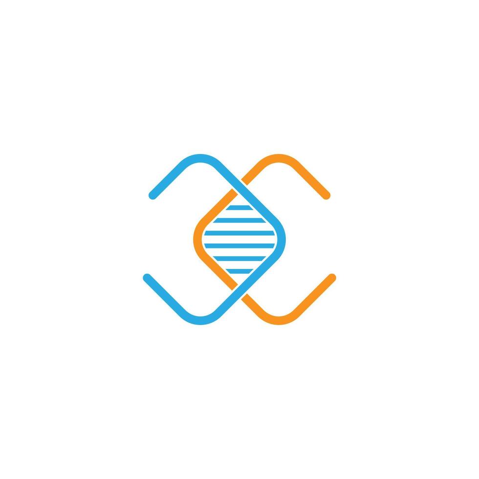 dna, genetisch teken logo pictogram ontwerp vector