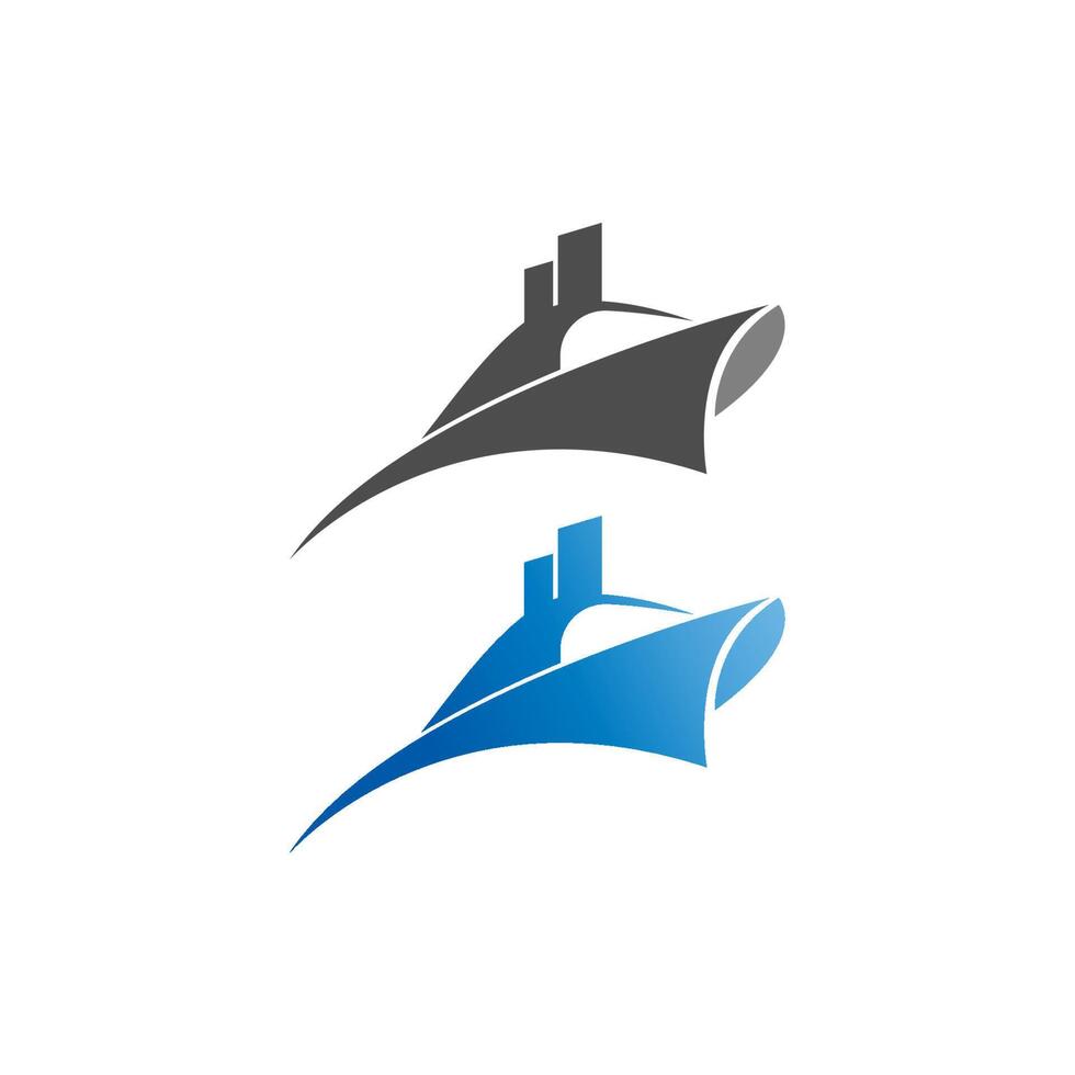 cruiseschip logo pictogram ontwerp sjabloon vector