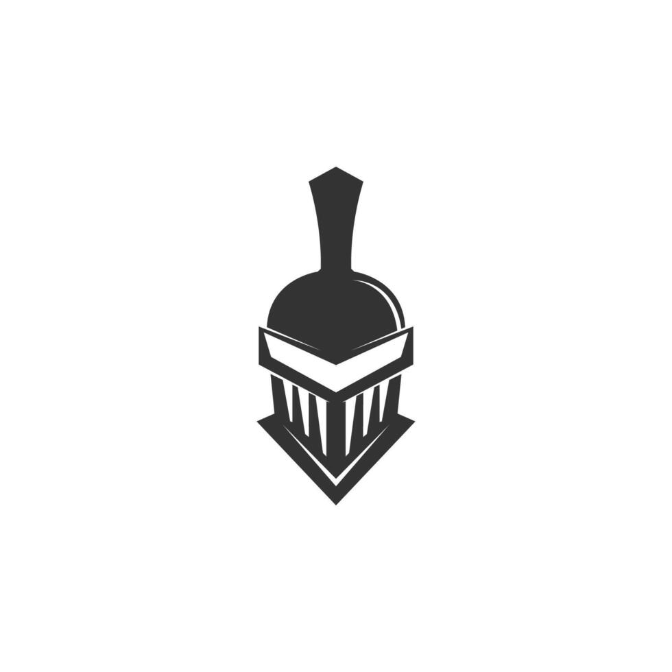 gladiator hoofd pictogram logo ontwerp concept vectorillustratie vector