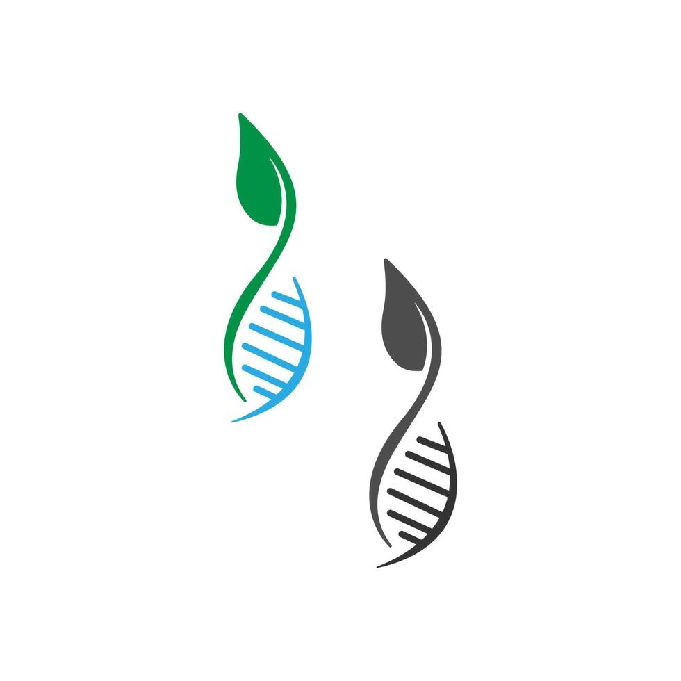 dna, genetisch teken logo pictogram ontwerp vector