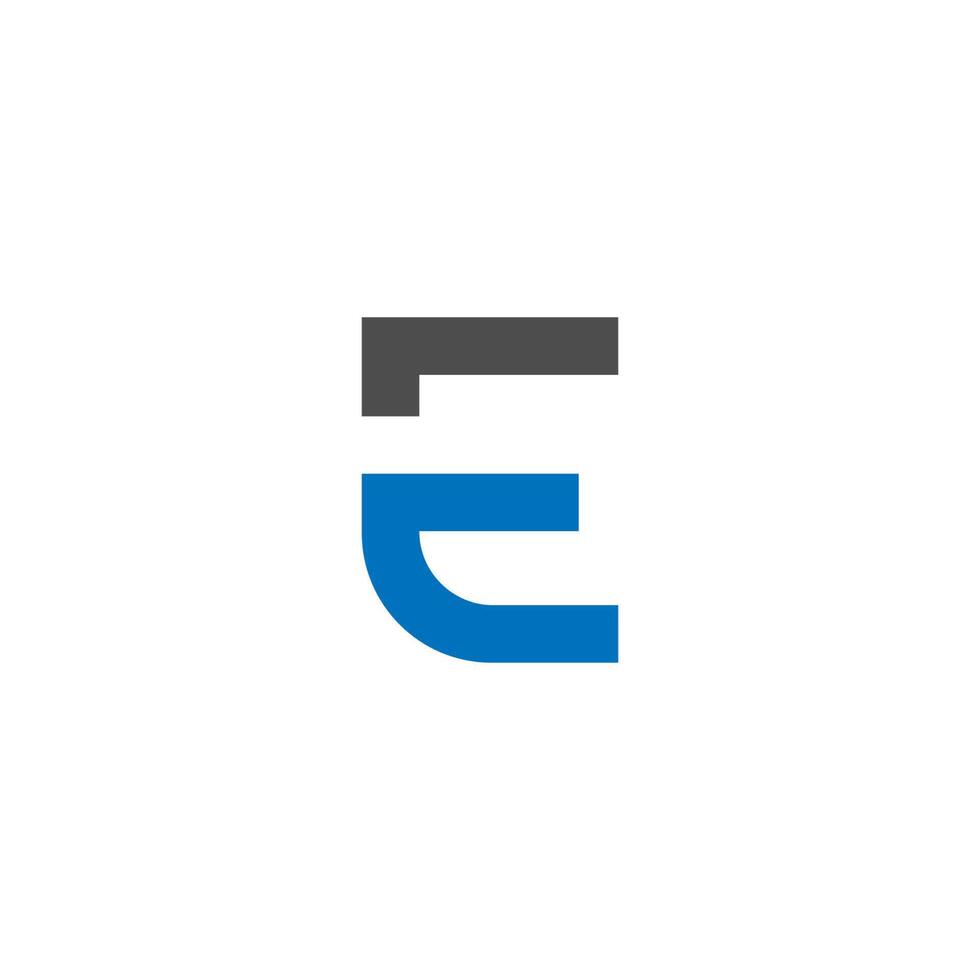 letter e logo pictogram ontwerp vectorillustratie vector