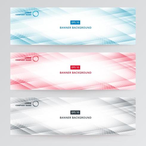 Banner web sjabloon abstract modern vector