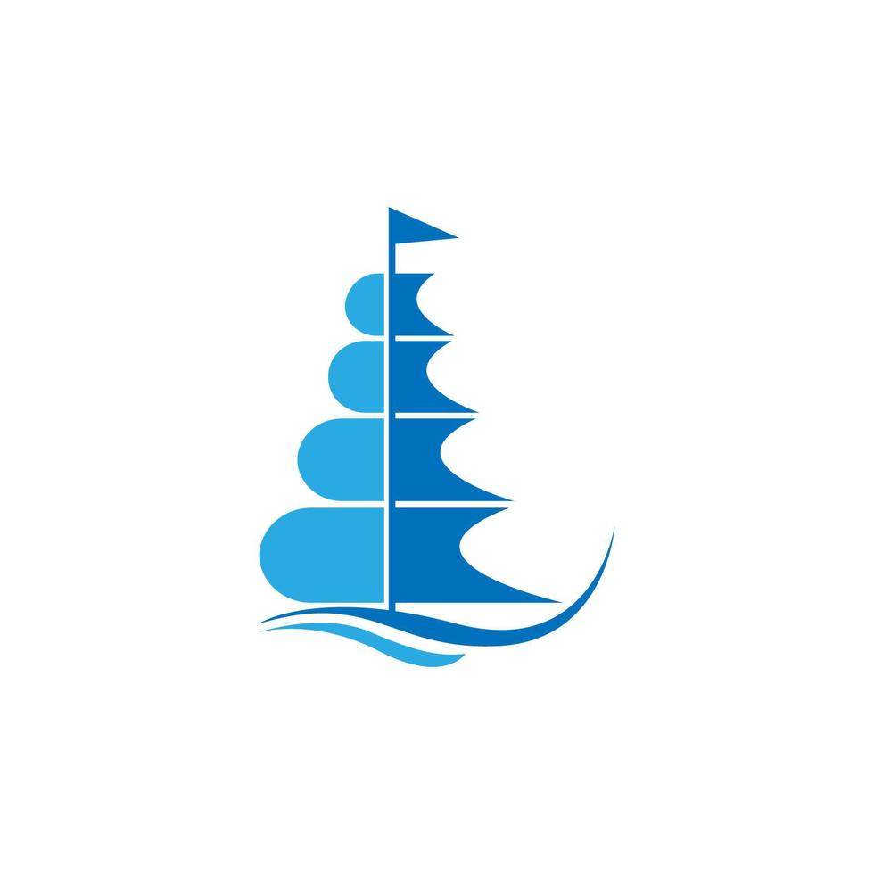 cruiseschip logo pictogram ontwerp sjabloon vector