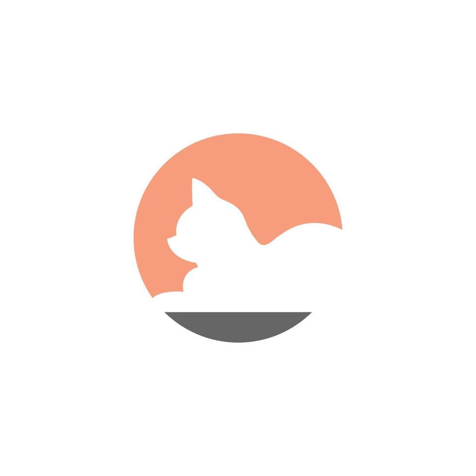 kat pictogram logo ontwerp illustratie vector