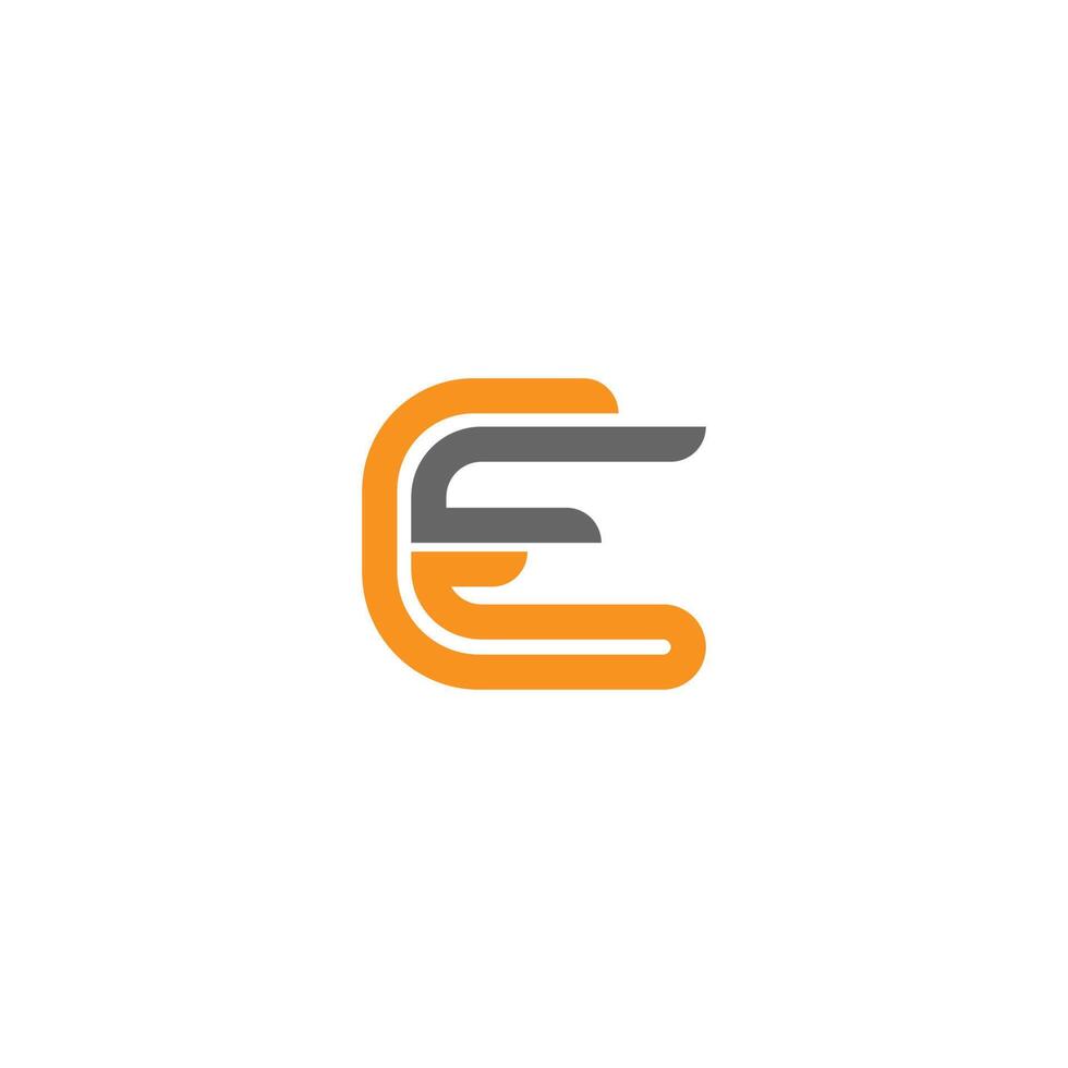 letter e logo pictogram ontwerp vectorillustratie vector