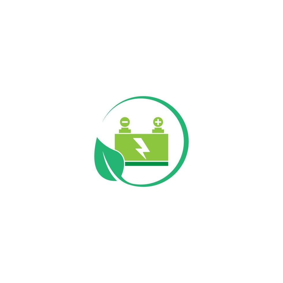 batterij logo pictogram ontwerp sjabloon vector