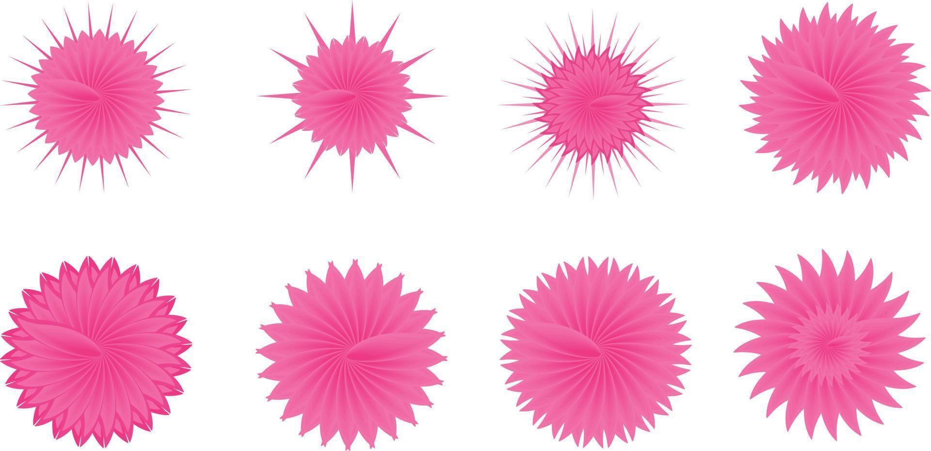 set natuur bloemen flora madeliefje gerbera zonnebloem bloei plant tuin pictogram object abstract achtergrond behang patroon vector illustratie 6000x3000 08182021