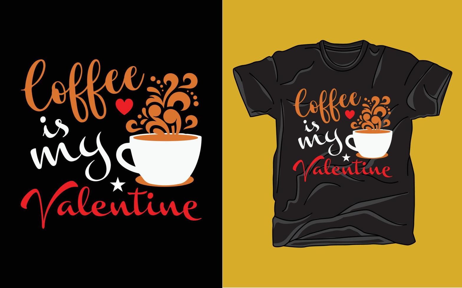 koffie t-shirt ontwerp vector