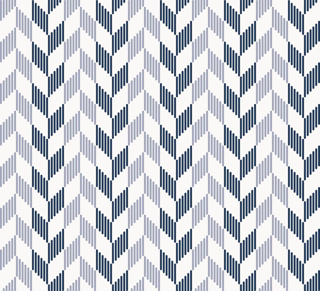 moderne visgraat chevron patroon van kleine lijnvorm met blauwe kleur naadloze achtergrond. gebruik voor stof, textiel, omslag, verpakking, decoratie-elementen. vector