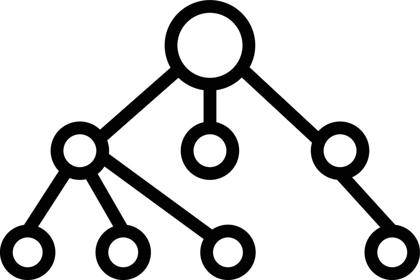 netwerk geïsoleerd vectorpictogram dat gemakkelijk kan worden gewijzigd of bewerkt vector