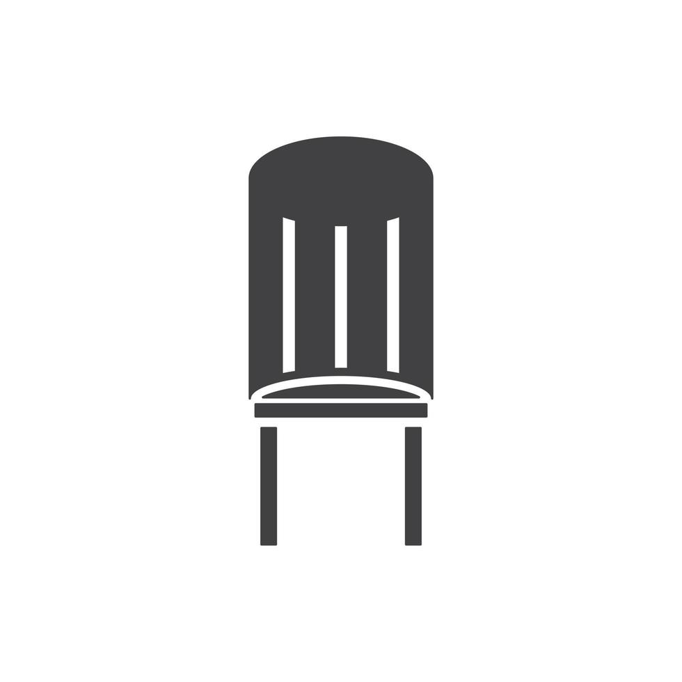 houten stoel voor website grafische bron, presentatie, symbool vector