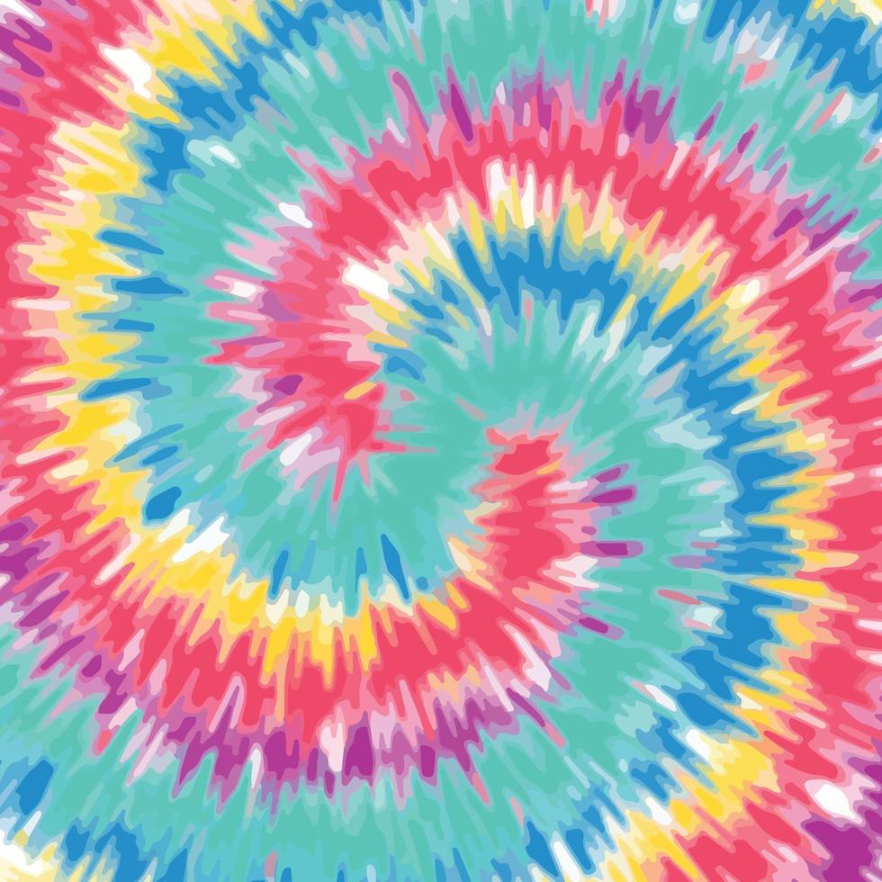 tie dye achtergrond regenboog kleur swirl. kleurrijke abstracte patroon ontwerp vector