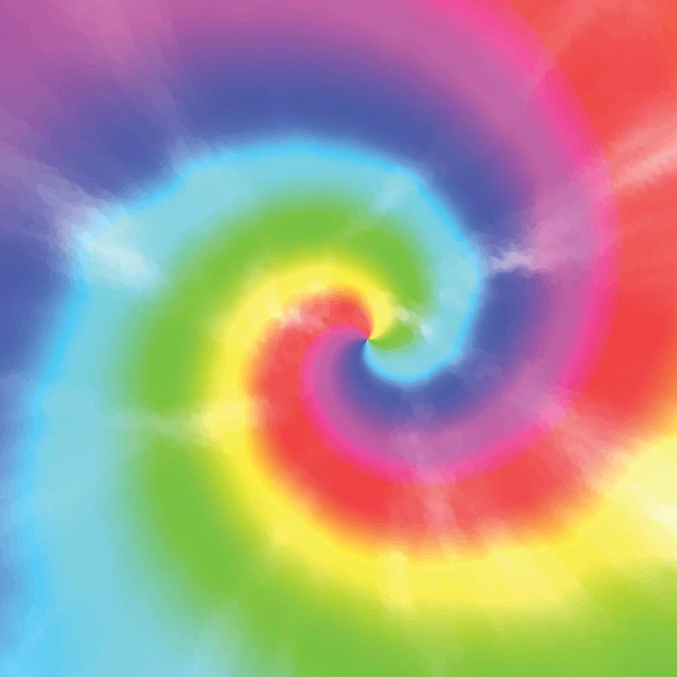 tie dye achtergrond regenboog kleur swirl. kleurrijke abstracte patroon ontwerp vector