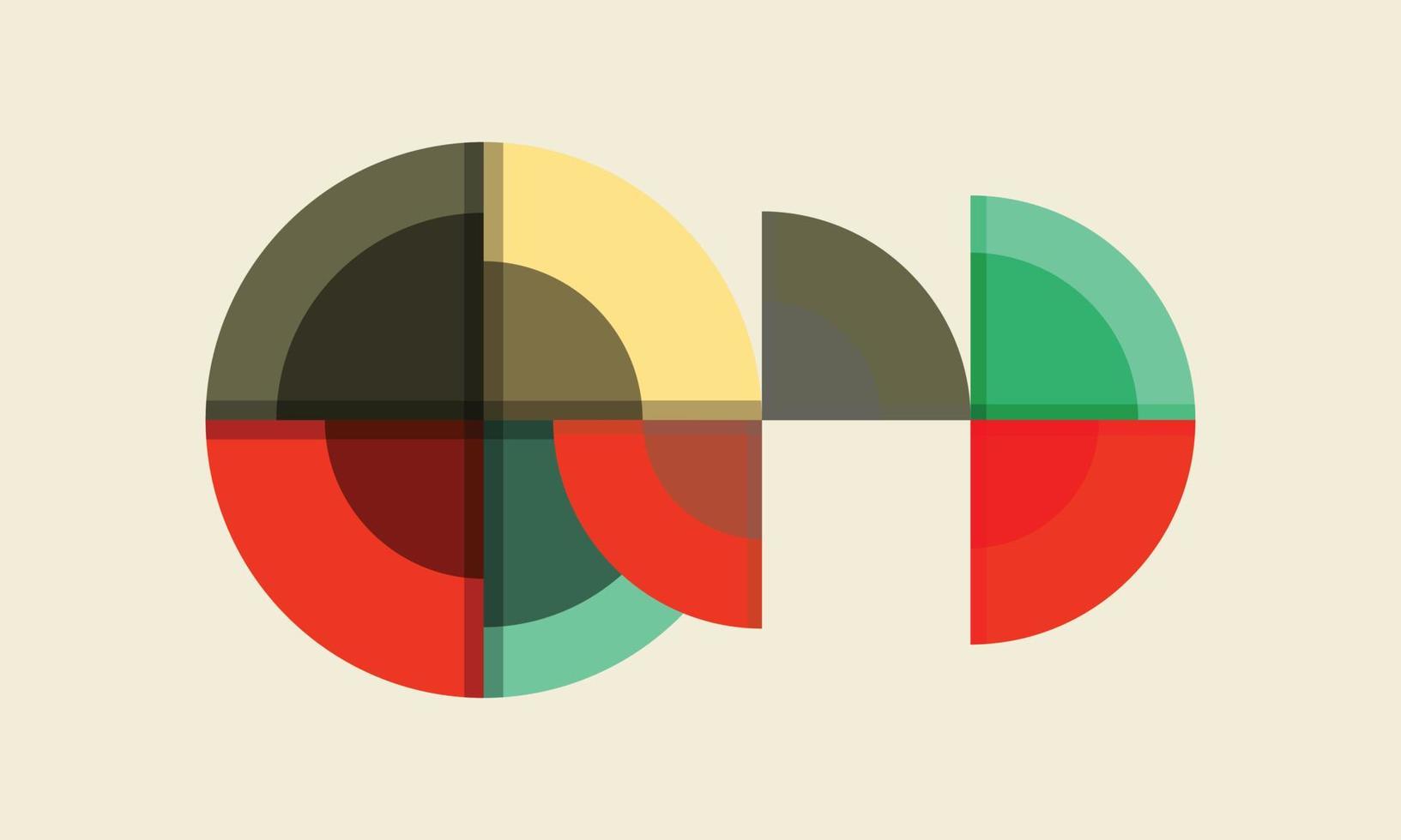 abstracte kleurrijke cirkel op witte achtergrond. vector