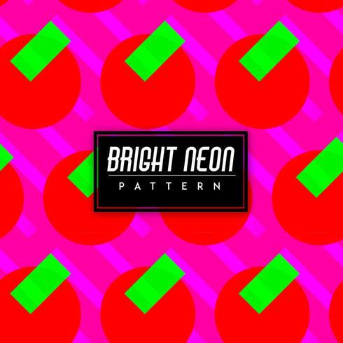 Bright Neon kleurrijke vormen vector
