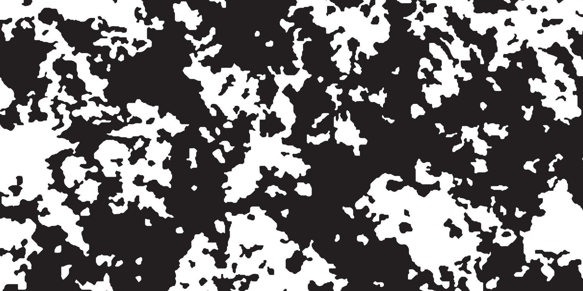horizontale banner met grunge textuur. zwart en wit. comouflage patroon. voor omslagontwerp. vectorillustratie. vector