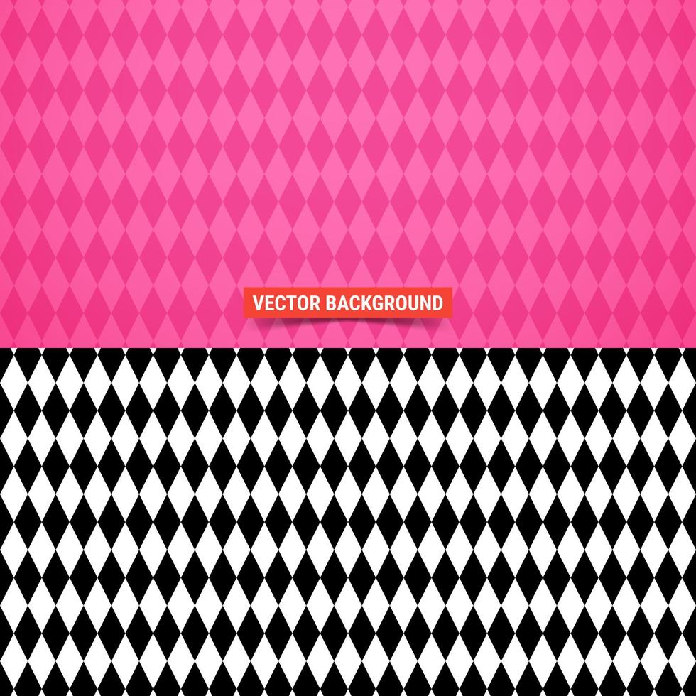 eenvoudige achtergrond. ruitpatroon over roze achtergrond. vector illustratie