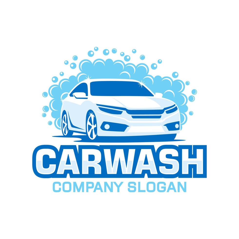 car wash logo ontwerp vector sjabloon