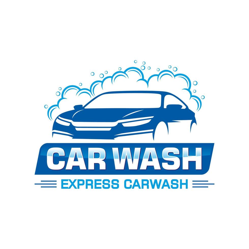 car wash logo ontwerp vector sjabloon
