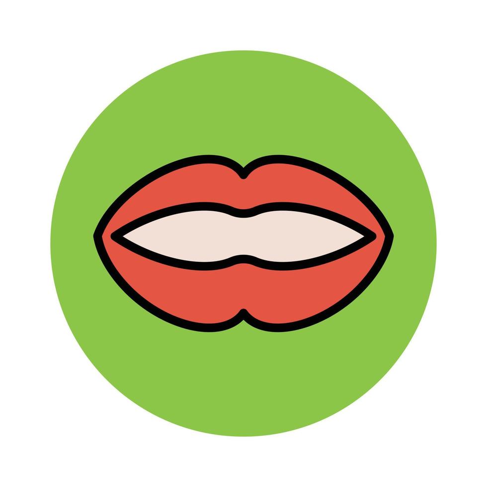 trendy lippen concepten vector