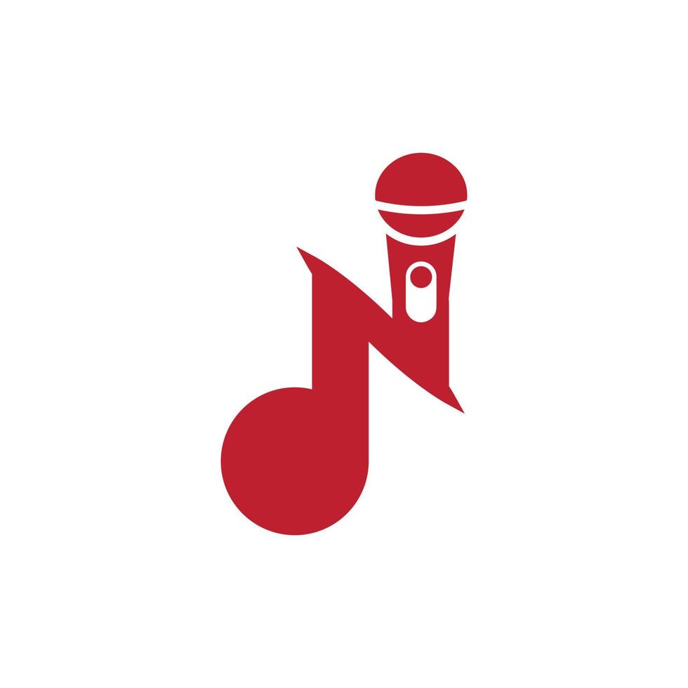 n muziek logo gratis vector bestand