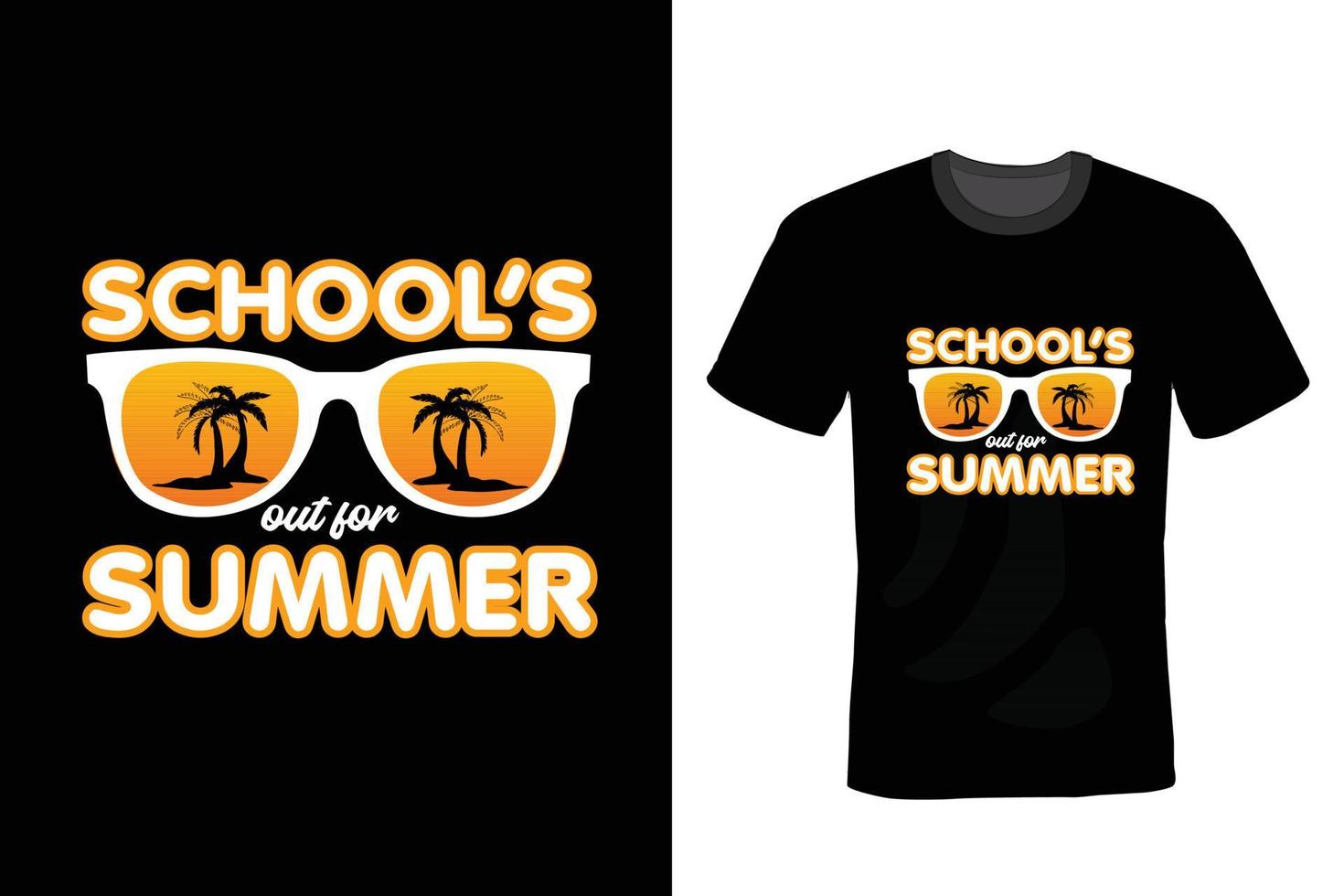 zomer t-shirt design, typografie, vintage vector